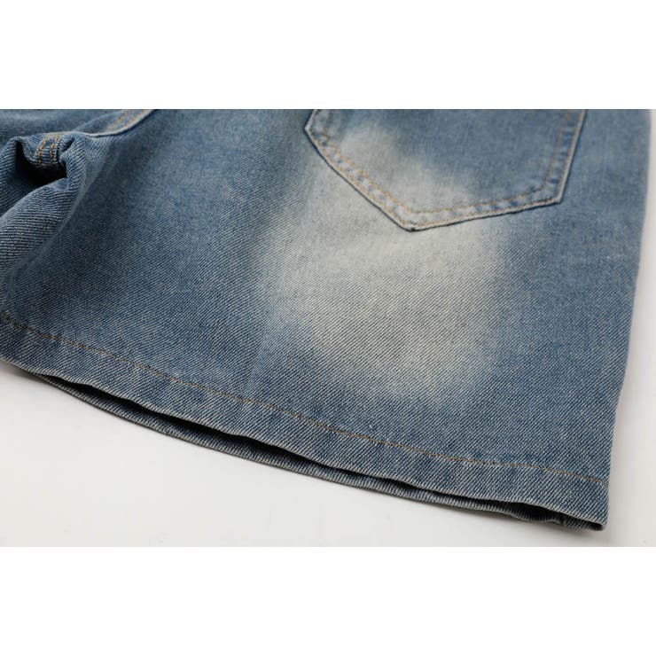 バタフライデザインキュロットデニムスカート | URBAN CHERRY | 詳細画像19 