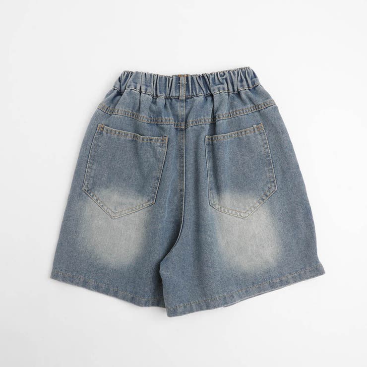 バタフライデザインキュロットデニムスカート | URBAN CHERRY | 詳細画像4 