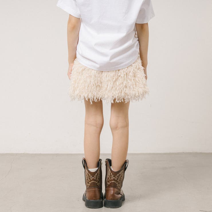 【インナーパンツ付き】エンジェルフェザー台形スカート | URBAN CHERRY | 詳細画像9 