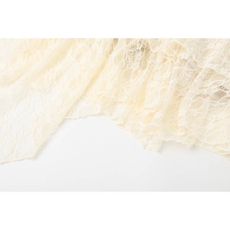 インパン裏地付きで安心!くしゅっと揺れるアシメヘムレースミニスカート | URBAN CHERRY | 詳細画像20 