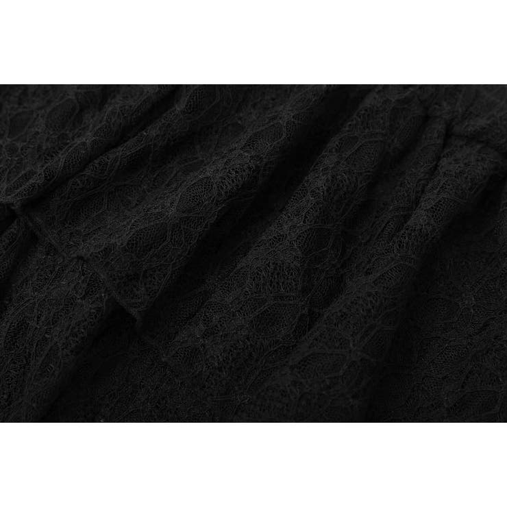 インパン裏地付きで安心!くしゅっと揺れるアシメヘムレースミニスカート | URBAN CHERRY | 詳細画像24 