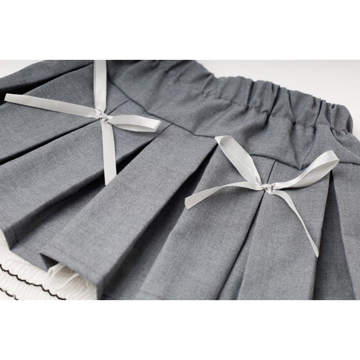 【インナーパンツ付】レースドッキングリボンプリーツスカート | URBAN CHERRY | 詳細画像17 