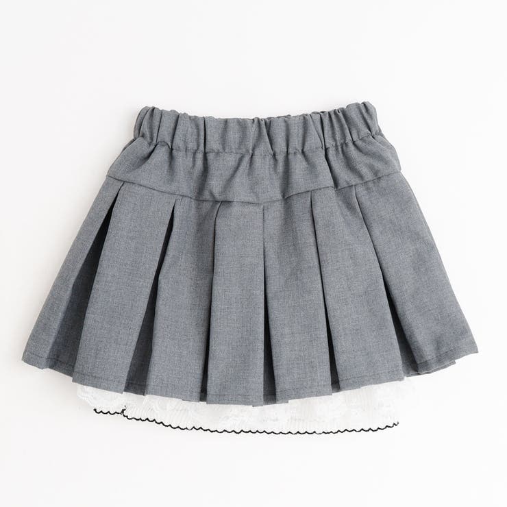 【インナーパンツ付】レースドッキングリボンプリーツスカート | URBAN CHERRY | 詳細画像7 