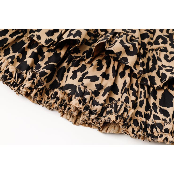 【インナーパンツ付】レオパードティアードスカート | URBAN CHERRY | 詳細画像12 