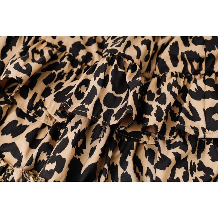 【インナーパンツ付】レオパードティアードスカート | URBAN CHERRY | 詳細画像14 