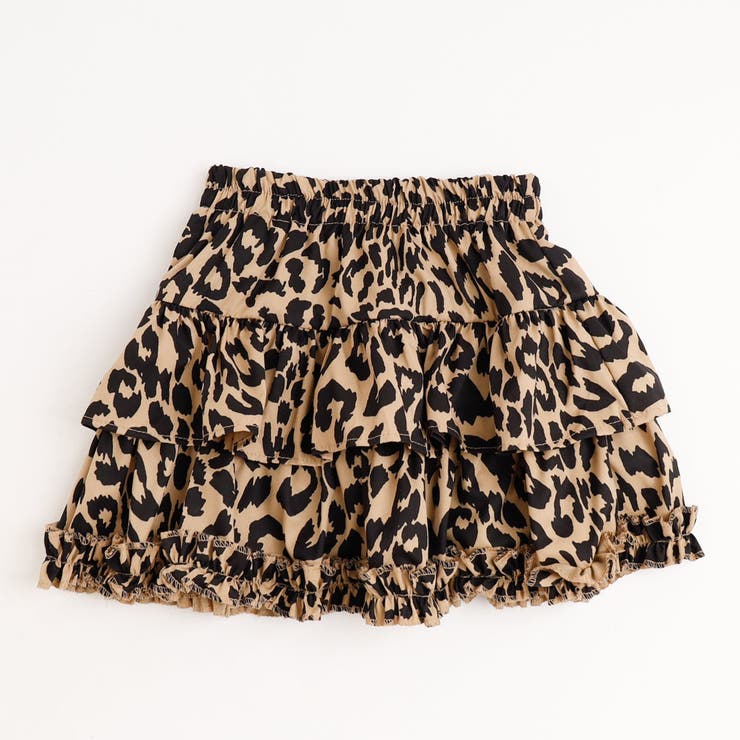 【インナーパンツ付】レオパードティアードスカート | URBAN CHERRY | 詳細画像2 