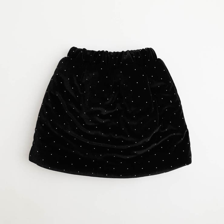 ミニドットベロア台形スカート | URBAN CHERRY | 詳細画像2 