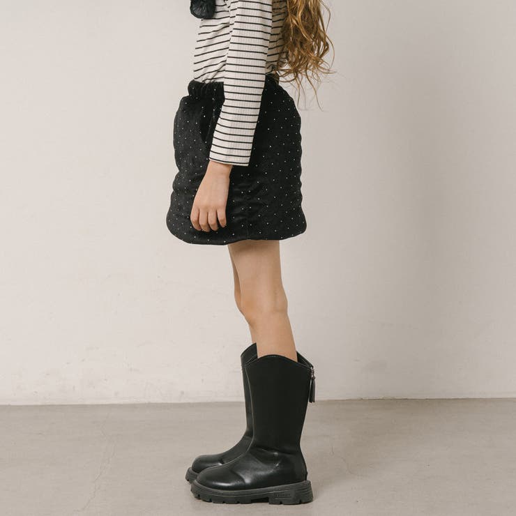 ミニドットベロア台形スカート | URBAN CHERRY | 詳細画像5 