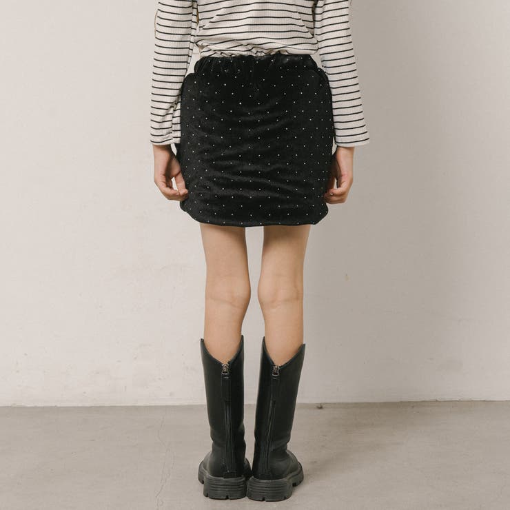ミニドットベロア台形スカート | URBAN CHERRY | 詳細画像6 