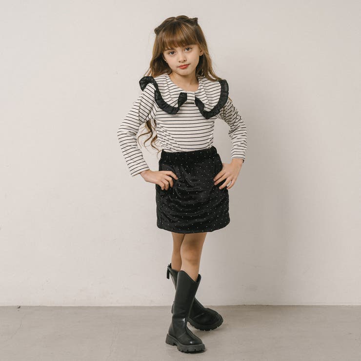 ミニドットベロア台形スカート | URBAN CHERRY | 詳細画像7 