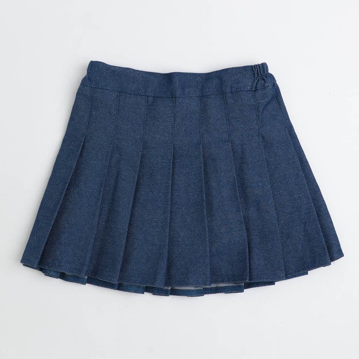 【インナーパンツ付き】デニムプリーツスカート | URBAN CHERRY | 詳細画像4 