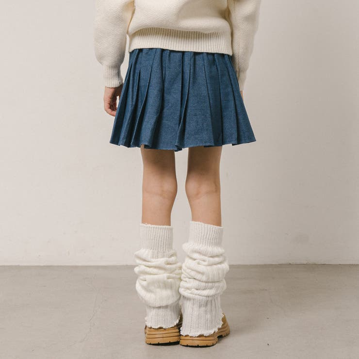 【インナーパンツ付き】デニムプリーツスカート | URBAN CHERRY | 詳細画像8 