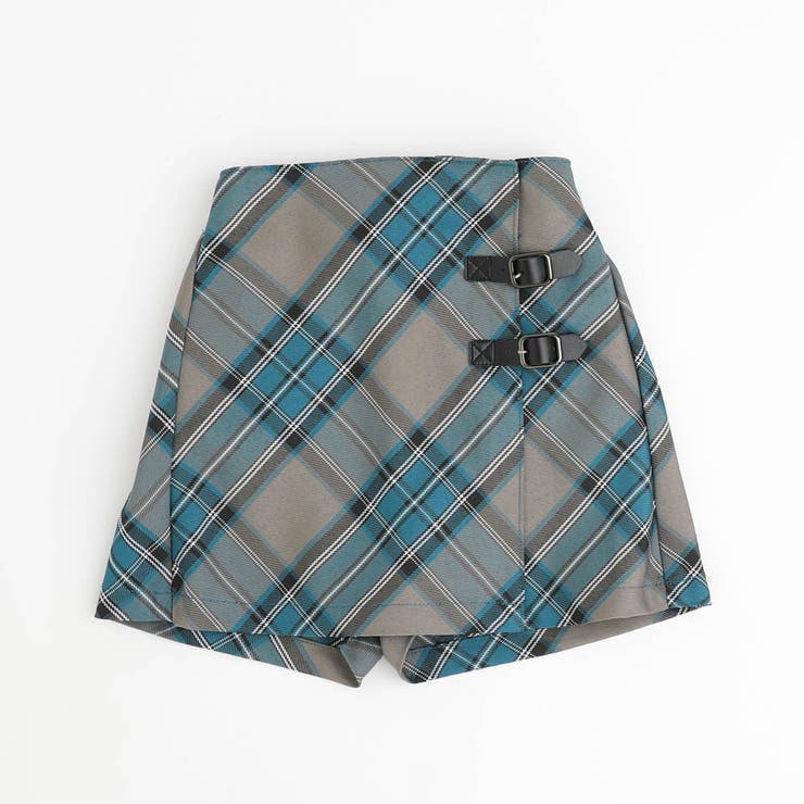 【インナーパンツ付き】ダブルベルトチェックラップスカート | URBAN CHERRY | 詳細画像10 