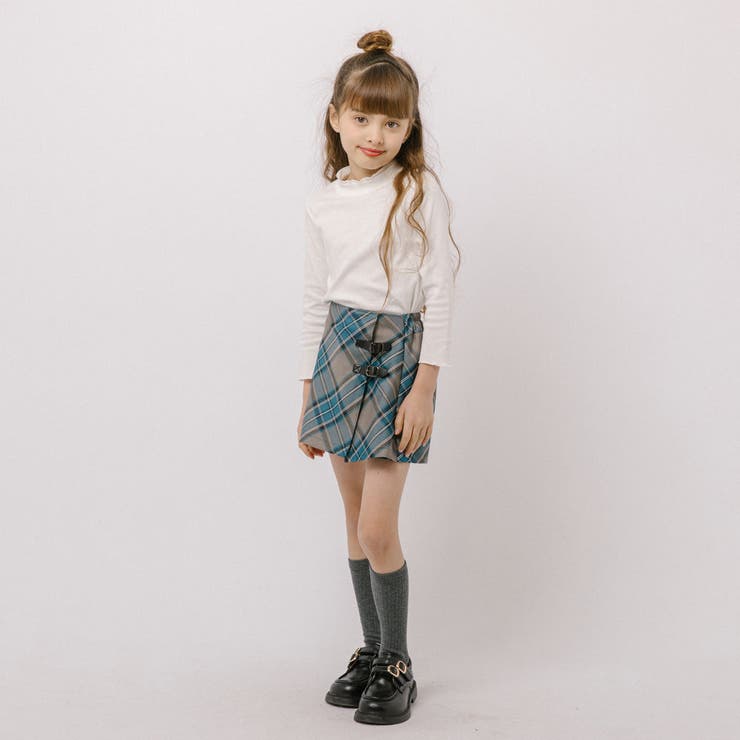 【インナーパンツ付き】ダブルベルトチェックラップスカート | URBAN CHERRY | 詳細画像16 