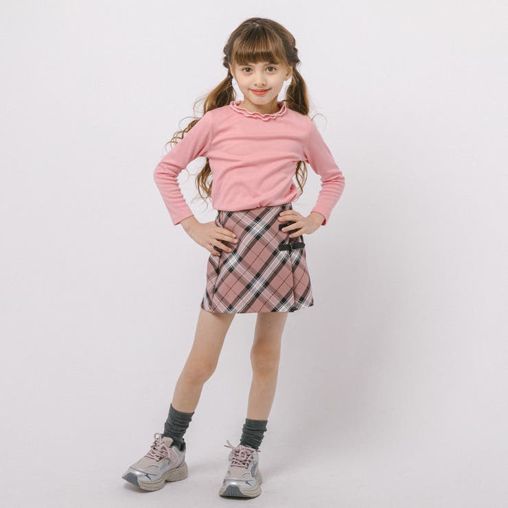 【インナーパンツ付き】ダブルベルトチェックラップスカート | URBAN CHERRY | 詳細画像20 