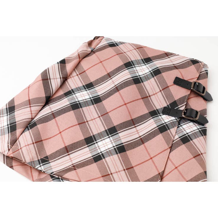 【インナーパンツ付き】ダブルベルトチェックラップスカート | URBAN CHERRY | 詳細画像28 