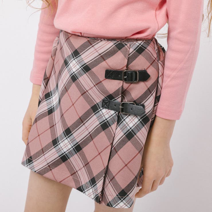 【インナーパンツ付き】ダブルベルトチェックラップスカート | URBAN CHERRY | 詳細画像31 
