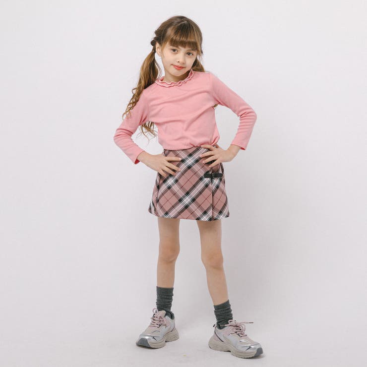 【インナーパンツ付き】ダブルベルトチェックラップスカート | URBAN CHERRY | 詳細画像40 