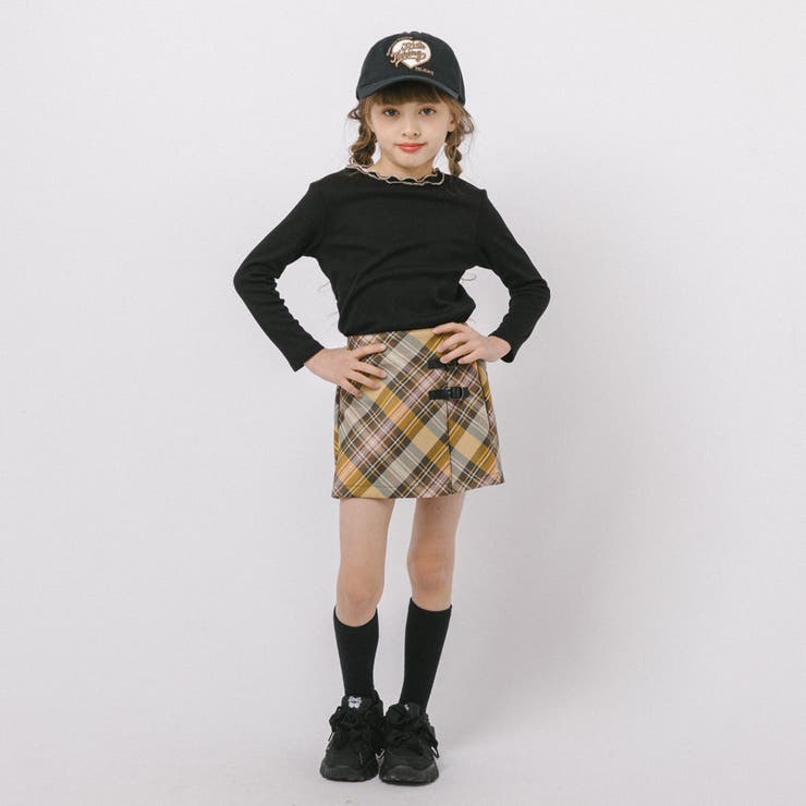 【インナーパンツ付き】ダブルベルトチェックラップスカート | URBAN CHERRY | 詳細画像41 