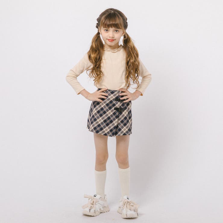 【インナーパンツ付き】ダブルベルトチェックラップスカート | URBAN CHERRY | 詳細画像43 