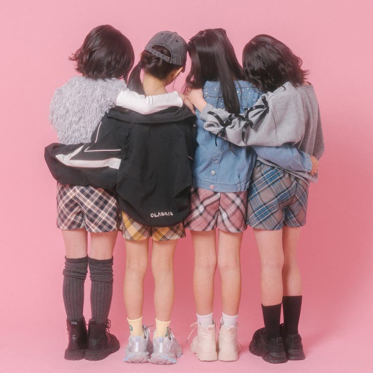 【インナーパンツ付き】ダブルベルトチェックラップスカート | URBAN CHERRY | 詳細画像48 