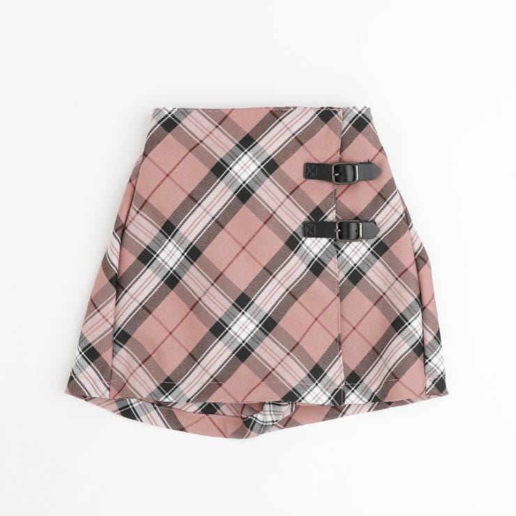 【インナーパンツ付き】ダブルベルトチェックラップスカート | URBAN CHERRY | 詳細画像8 