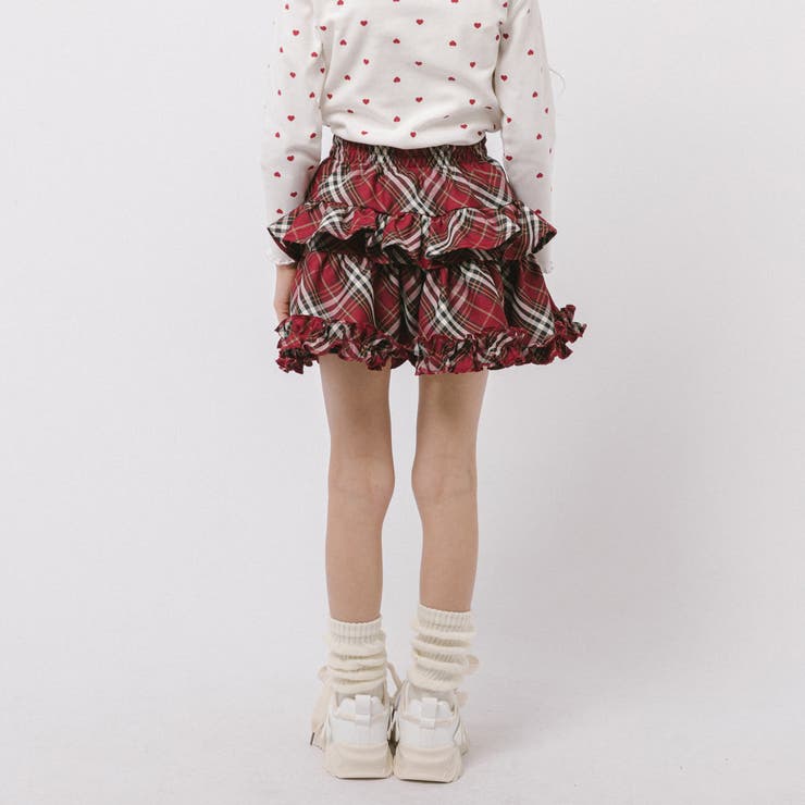 【インナーパンツ付き】ティアードフリルチェックスカート | URBAN CHERRY | 詳細画像13 