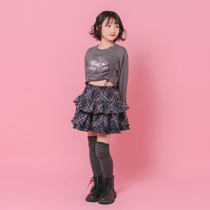 【インナーパンツ付き】ティアードフリルチェックスカート | URBAN CHERRY | 詳細画像28 