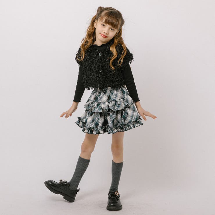 【インナーパンツ付き】ティアードフリルチェックスカート | URBAN CHERRY | 詳細画像43 