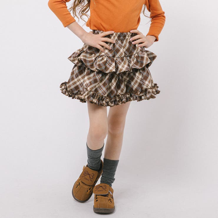 【インナーパンツ付き】ティアードフリルチェックスカート | URBAN CHERRY | 詳細画像52 