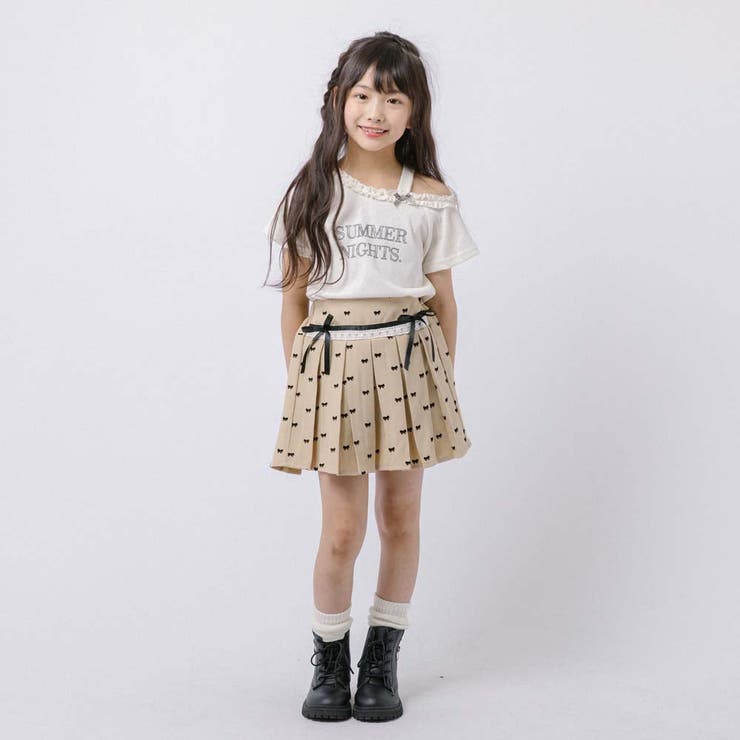 【インナーパンツ付き】レース切り替えリボンプリーツスカート | URBAN CHERRY | 詳細画像11 