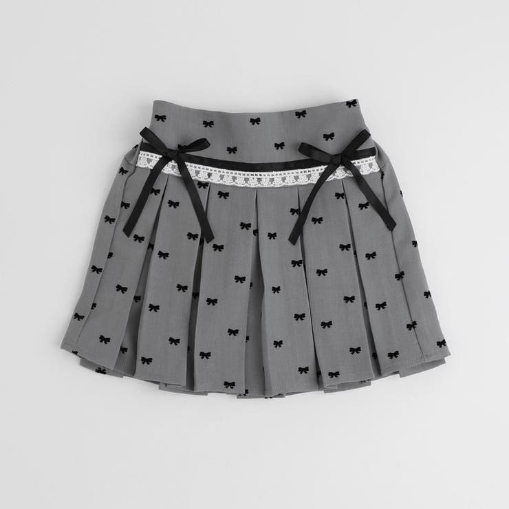 【インナーパンツ付き】レース切り替えリボンプリーツスカート | URBAN CHERRY | 詳細画像5 