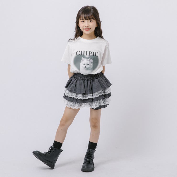 【CHIPIE/シピ】"ふわっと広がる"レースツーティアフリルショートパンツ | URBAN CHERRY | 詳細画像12 