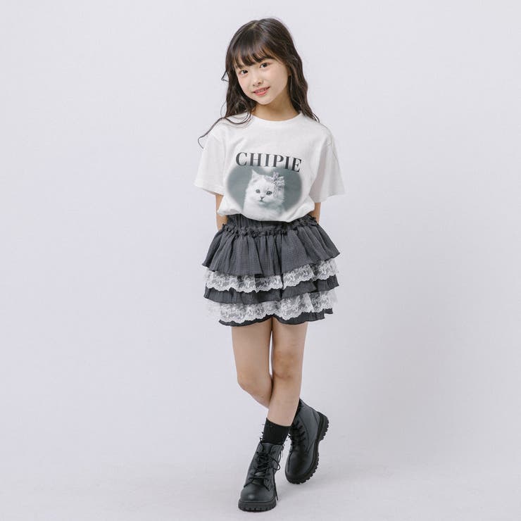 【CHIPIE/シピ】"ふわっと広がる"レースツーティアフリルショートパンツ | URBAN CHERRY | 詳細画像13 