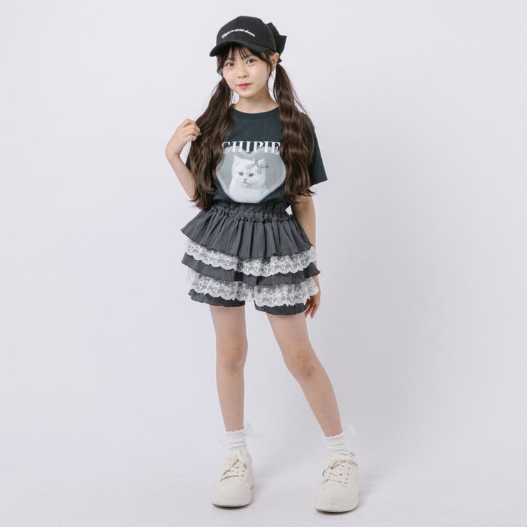 【CHIPIE/シピ】"ふわっと広がる"レースツーティアフリルショートパンツ | URBAN CHERRY | 詳細画像16 