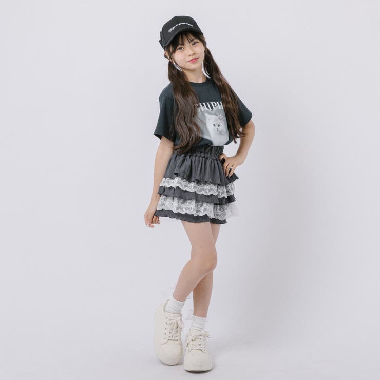 【CHIPIE/シピ】"ふわっと広がる"レースツーティアフリルショートパンツ | URBAN CHERRY | 詳細画像17 