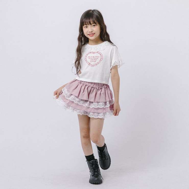 【CHIPIE/シピ】"ふわっと広がる"レースツーティアフリルショートパンツ | URBAN CHERRY | 詳細画像20 