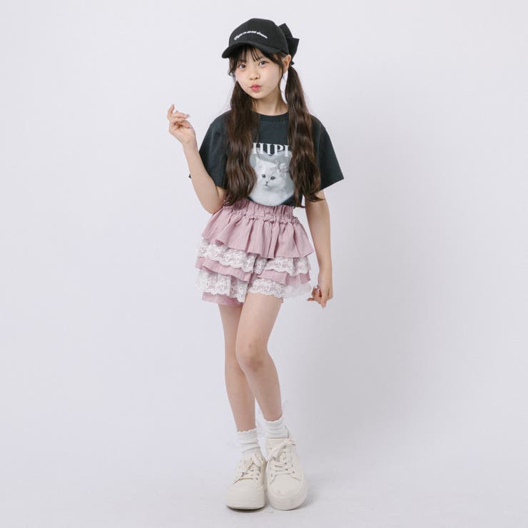 【CHIPIE/シピ】"ふわっと広がる"レースツーティアフリルショートパンツ | URBAN CHERRY | 詳細画像23 