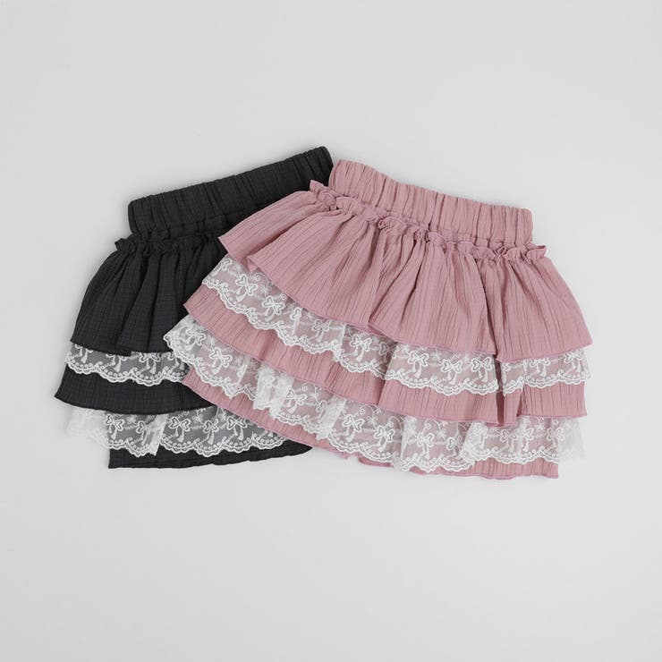 【CHIPIE/シピ】"ふわっと広がる"レースツーティアフリルショートパンツ | URBAN CHERRY | 詳細画像5 
