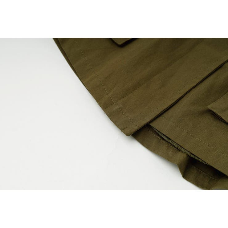 【インナーパンツ付】アシンメトリーキュロットカーゴスカート | URBAN CHERRY | 詳細画像10 