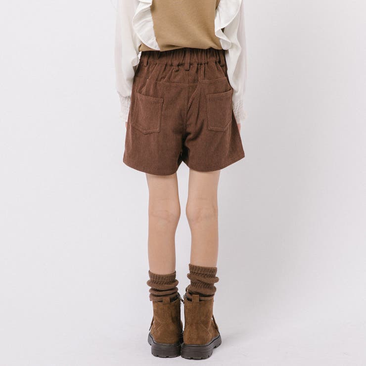 【スカート見えなのにパンツ設計】コーデュロイラップスカートパンツ | URBAN CHERRY | 詳細画像11 