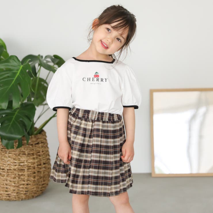 PINK HOUSE グリーン ロゴイニシャル アップリケ付きプリーツスカート ネームワッペン使いプリーツティアードスカート （ロング