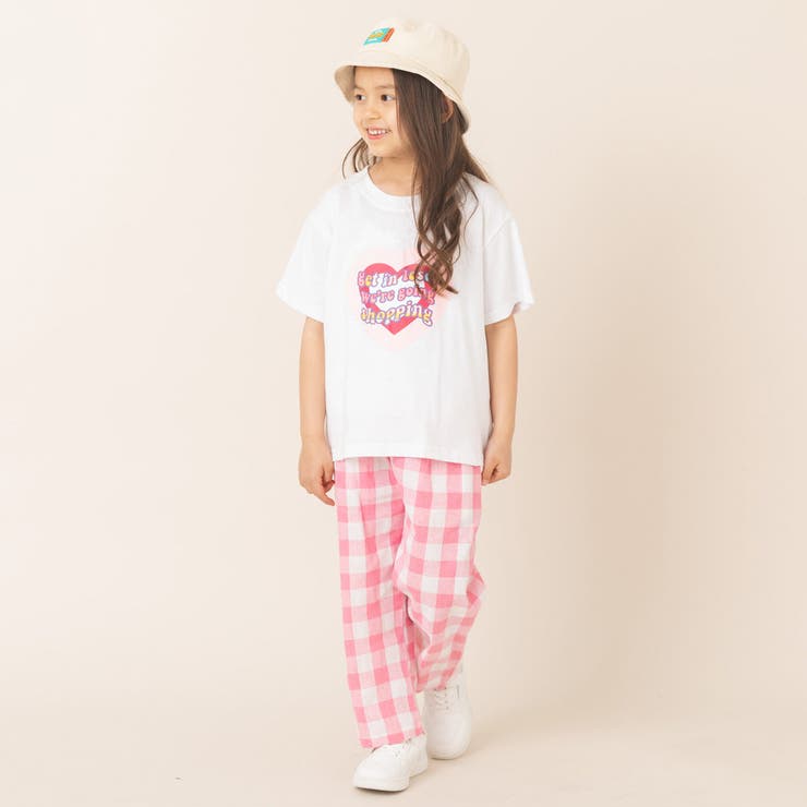 familiar クジラチェック柄Tシャツハーフパンツ帽子セット　110cm familiar クジラチェック柄Tシャツハーフパンツ帽子セット 110cm