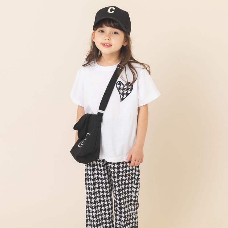 ハートロゴTシャツ＋千鳥格子柄パンツセット | URBAN CHERRY | 詳細画像11 