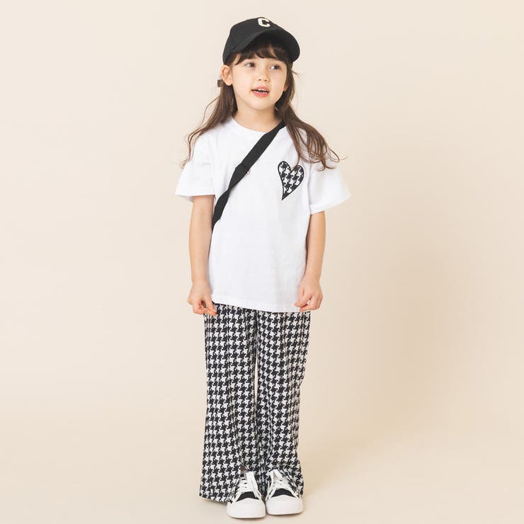 ハートロゴTシャツ＋千鳥格子柄パンツセット | URBAN CHERRY | 詳細画像23 