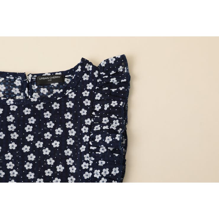 小花柄肩フリルトップス＋ベルト付きショートパンツ | URBAN CHERRY | 詳細画像14 