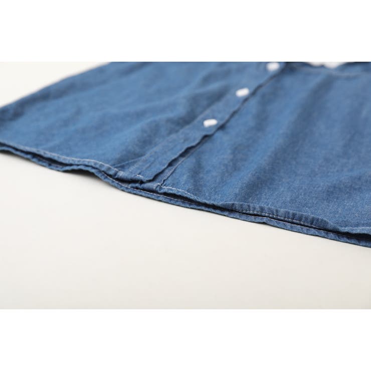 フリルカラーデザイントップス＋フレアショートパンツ[品番