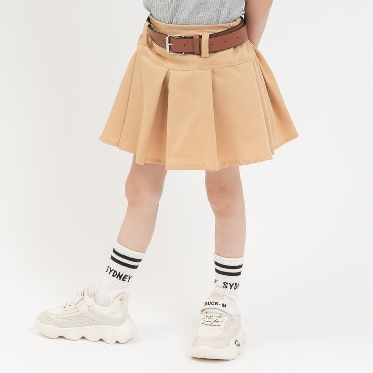 ベルト付きプリーツキュロット[品番：VINK0001853]｜URBAN CHERRY