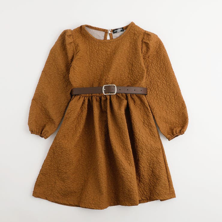 ジャガードフレアワンピース＋スクエアベルト | URBAN CHERRY | 詳細画像2 