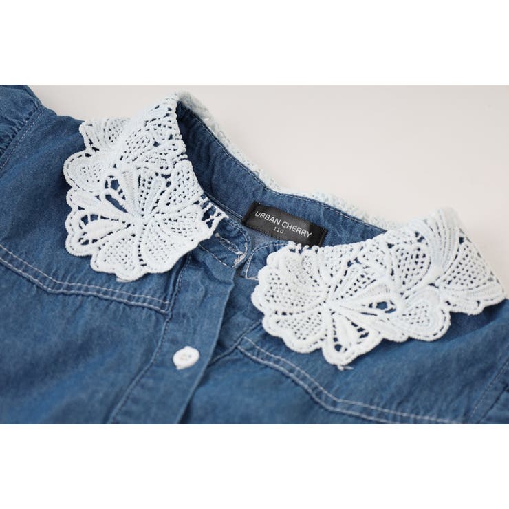 フリルカラーデザイントップス＋フレアショートパンツ[品番